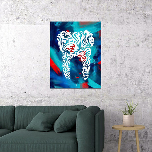 Abstract Tooth Art Poster Colorful Artistic Design Wall Decor Unique Medical Illustration Perfect for Dental Clinics Wall Print - xonomax