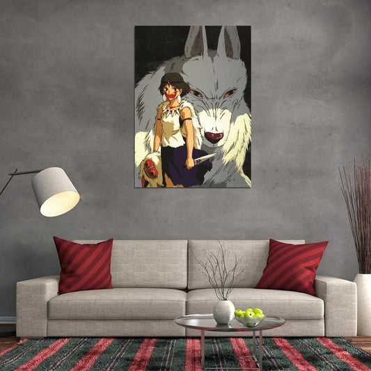 Princess Mononoke Anime Manga Wall Art Decor PRINT POSTER - xonomax