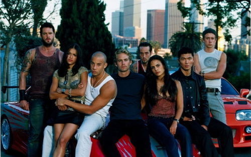 Fast and Furious Car Rac Family Paul Walker Wall Print Poster