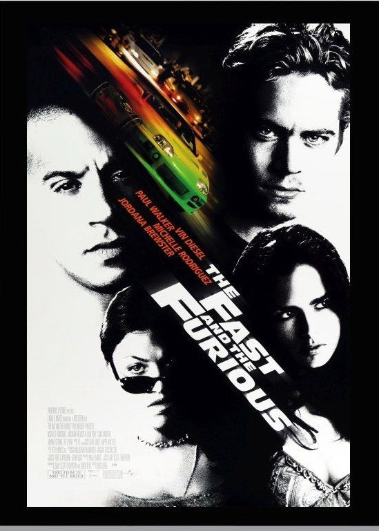 The Fast and The Furious 2001 Wall Print Poster - xonomax