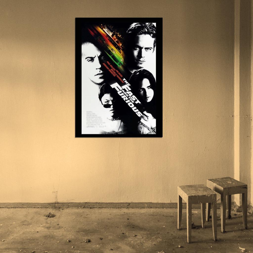 The Fast and The Furious 2001 Wall Print Poster - xonomax