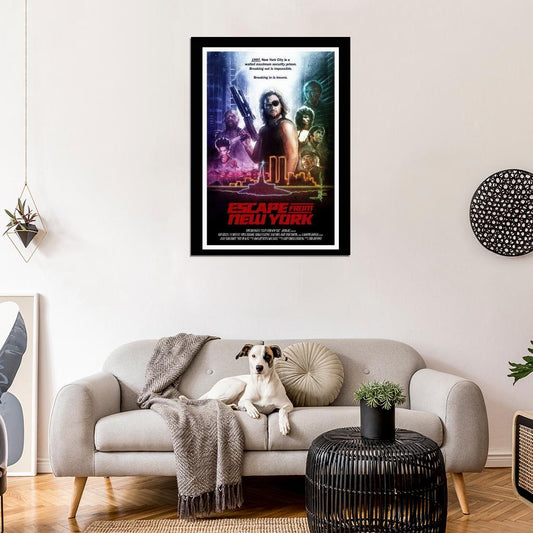 Escape from New York Movie 1981 Wall Print Poster - xonomax