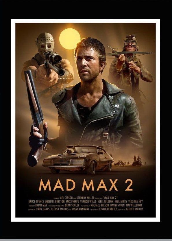 Mad Max 2 Movie 1981 Wall Print Poster - xonomax
