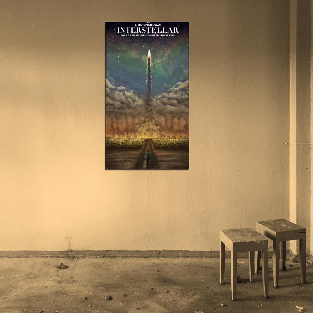 Interstellar Alien Space Travel Movie 2014 Wall Print Poster - xonomax
