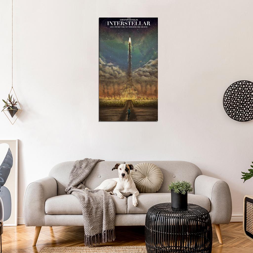 Interstellar Alien Space Travel Movie 2014 Wall Print Poster - xonomax