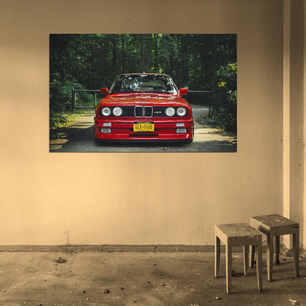 BMW E30 Car Decor Wall Print POSTER - xonomax