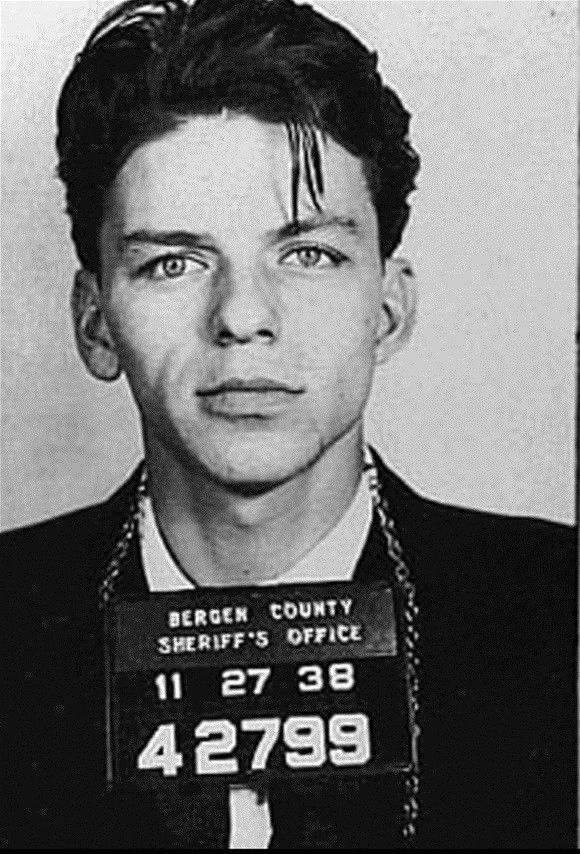 FRANK SINATRA MUG SHOT MUGSHOT RAT PACK MUSICIAN Wall Print Poster