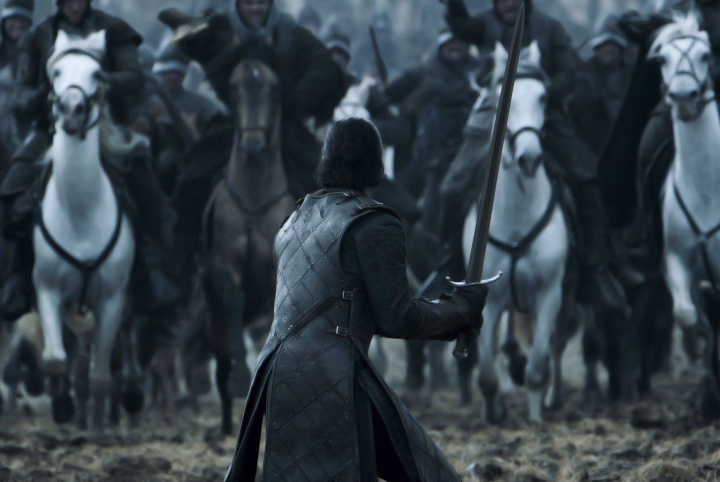 Game of Thrones Jon Snow Battle of the Bastards Wall Print Poster - xonomax