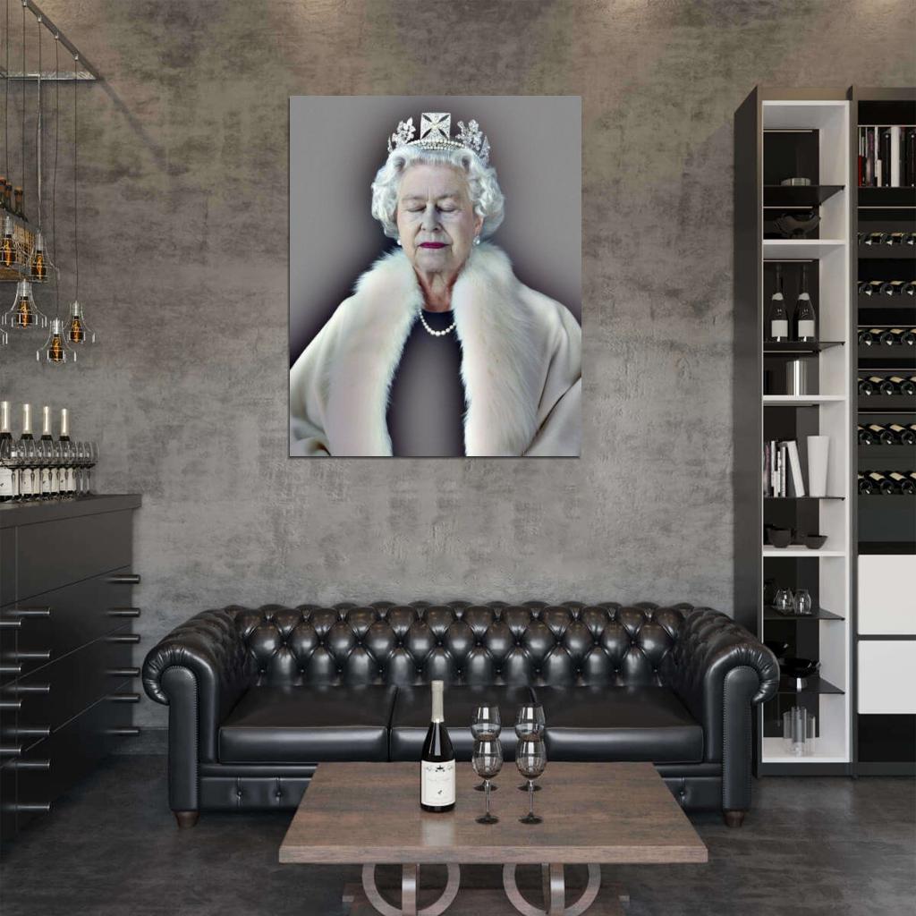 Queen Elizabeth II Print Poster - xonomax