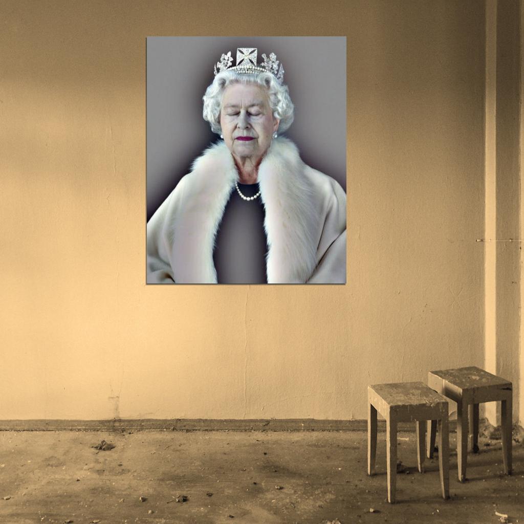Queen Elizabeth II Print Poster - xonomax