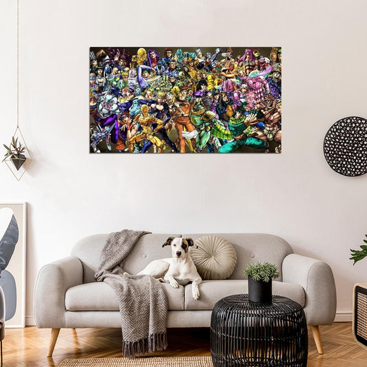 JoJo's Bizarre Adventure Anime Art Decor Wall Print POSTER - xonomax
