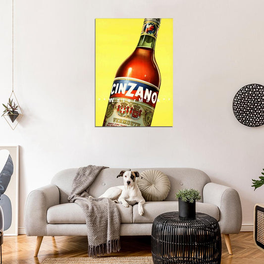 Cinzano Vermouth 1962 Italian Liquor Decor Wall Print POSTER - xonomax