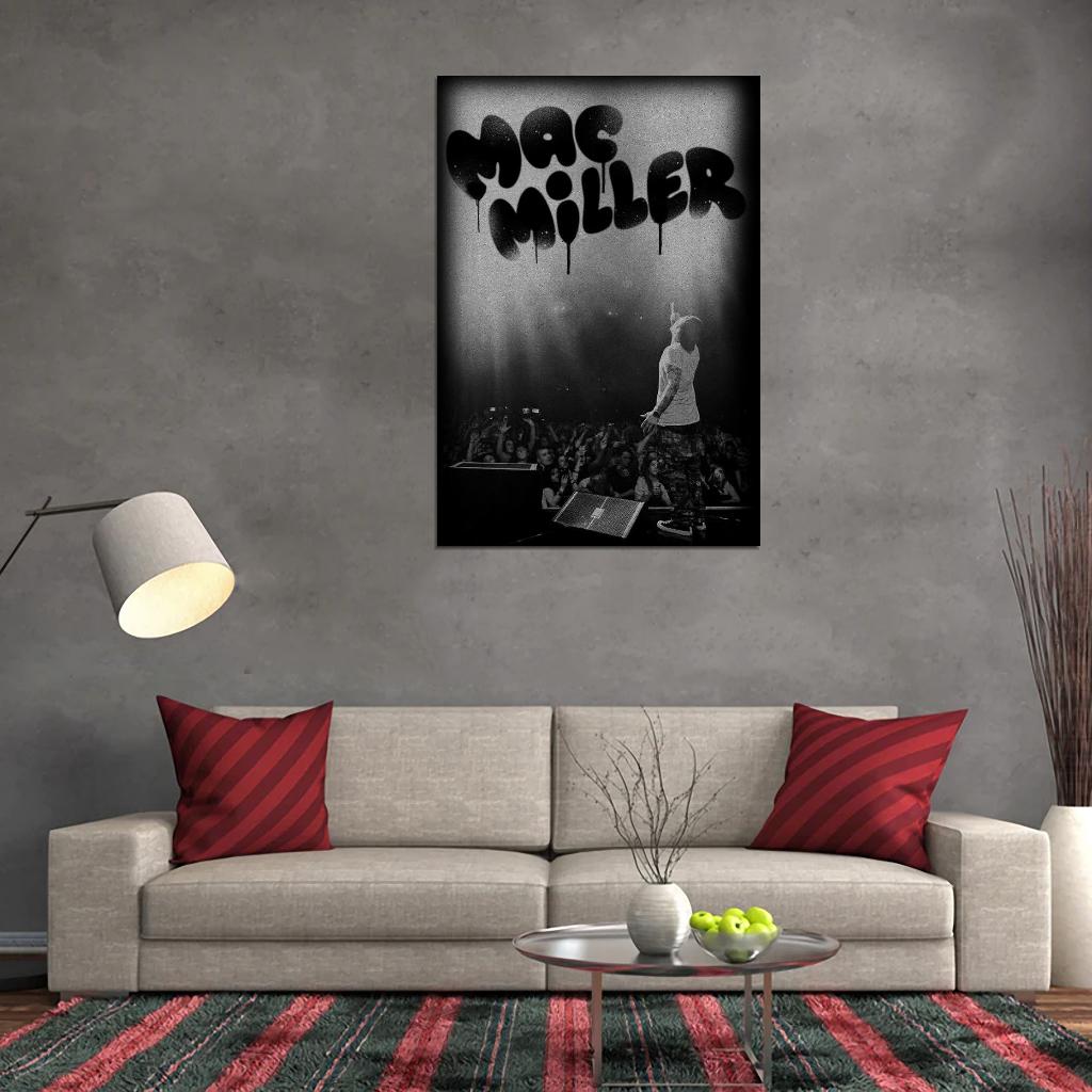 Mac Miller Live In Concert Music Swimming From Vinyl CD Cover Wall Art Decor PRINT POSTER - xonomax