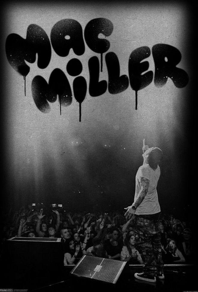 Mac Miller Live In Concert Music Swimming From Vinyl CD Cover Wall Art Decor PRINT POSTER - xonomax