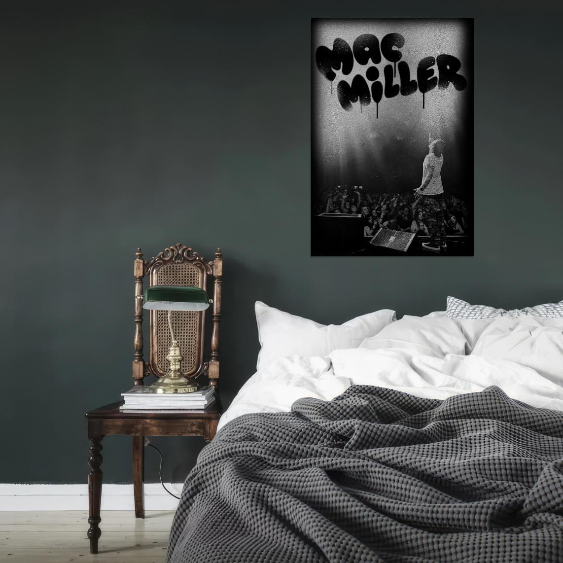 Mac Miller Live In Concert Music Swimming From Vinyl CD Cover Wall Art Decor PRINT POSTER - xonomax