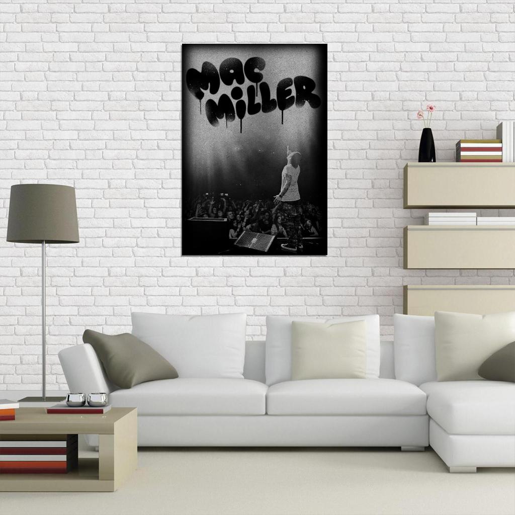 Mac Miller Live In Concert Music Swimming From Vinyl CD Cover Wall Art Decor PRINT POSTER - xonomax