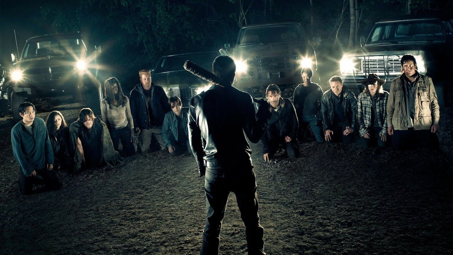 The Walking Dead Negan Top Zombie TV Series Villain Art Decor WALL Print POSTER