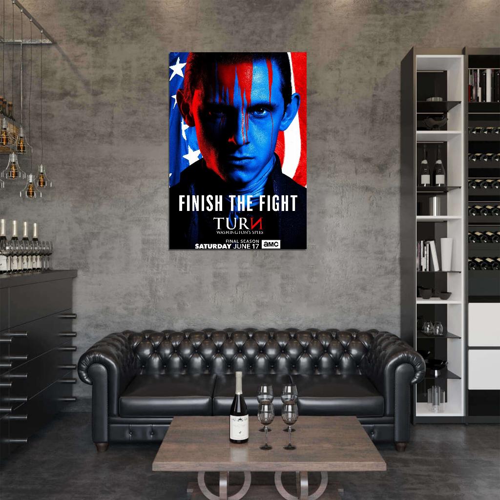 Turn: Washington's Spies Season 4 TV Jamie Bell Heather Lind Poster