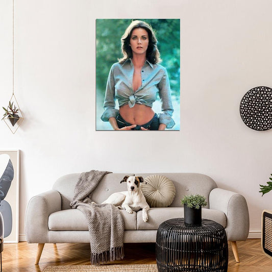 Lynda Carter as Wonder Woman Publicity 70s TV Wall Print Poster - xonomax