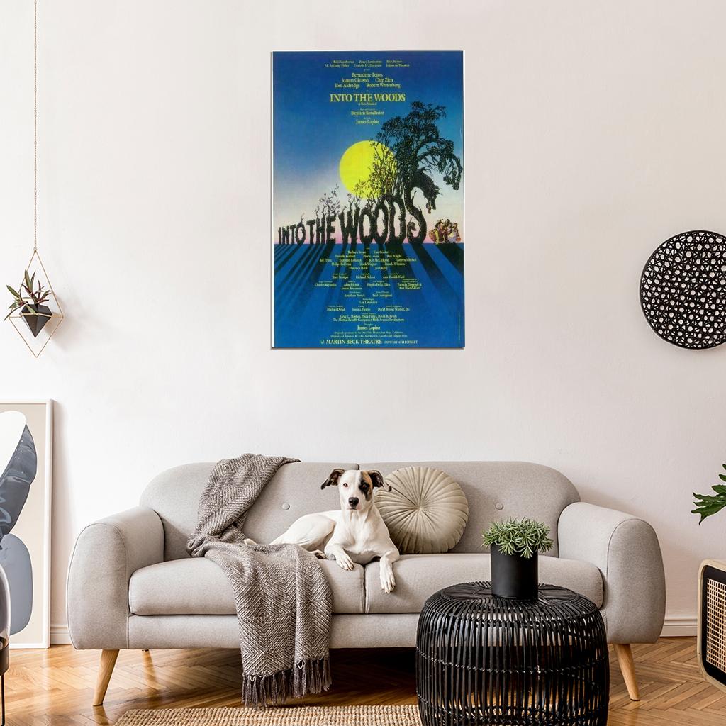 Into the Woods Broadway Show Poster (1987) Decor WALL Print POSTER