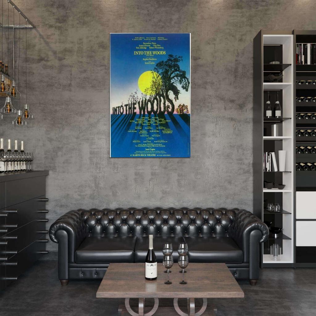 Into the Woods Broadway Show Poster (1987) Decor WALL Print POSTER