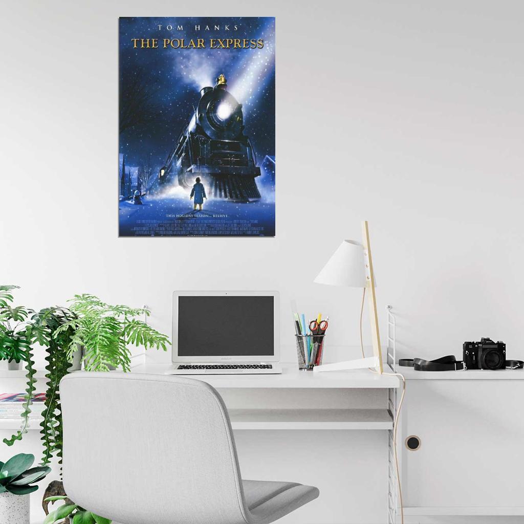 The Polar Express Movie Poster 2004 Film Decor WALL Print POSTER