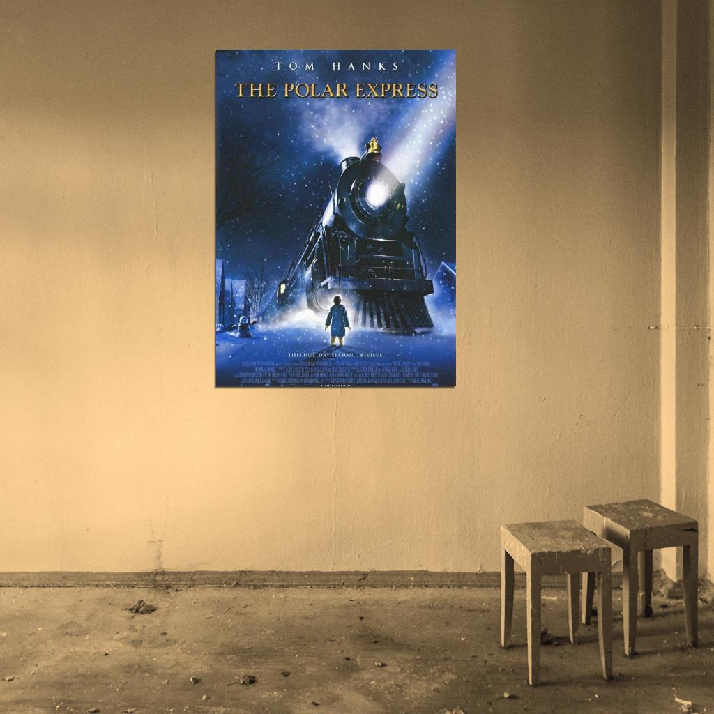 The Polar Express Movie Poster 2004 Film Decor WALL Print POSTER