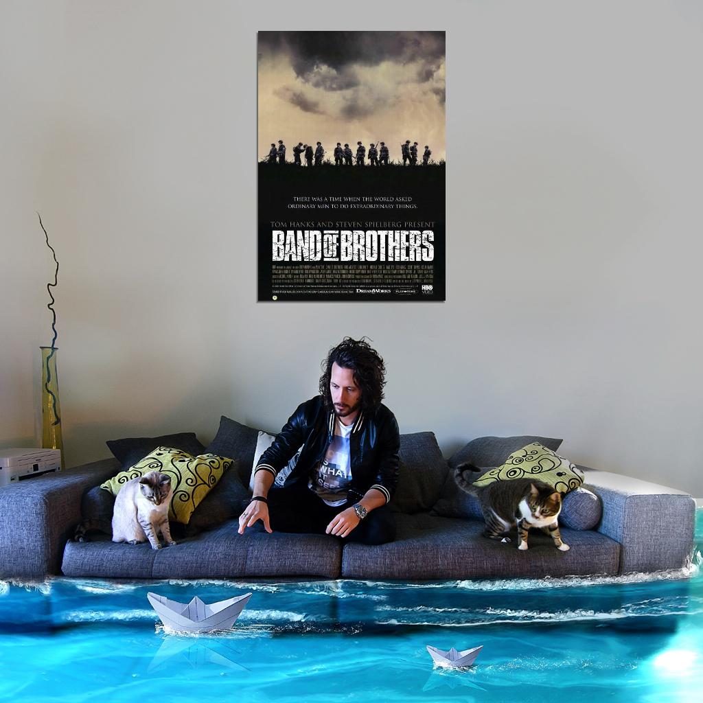 Band of Brothers Movie Poster 2001 Film Wall Art Decor PRINT POSTER