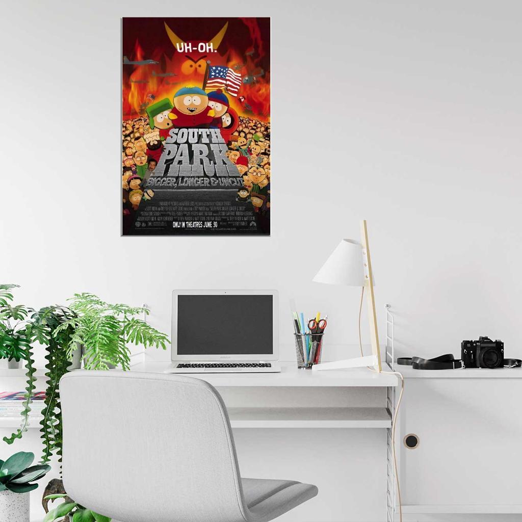 South Park: Bigger, Longer and Uncut Movie Poster (1999) Decor WALL Print POSTER