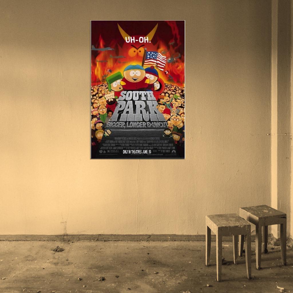 South Park: Bigger, Longer and Uncut Movie Poster (1999) Decor WALL Print POSTER