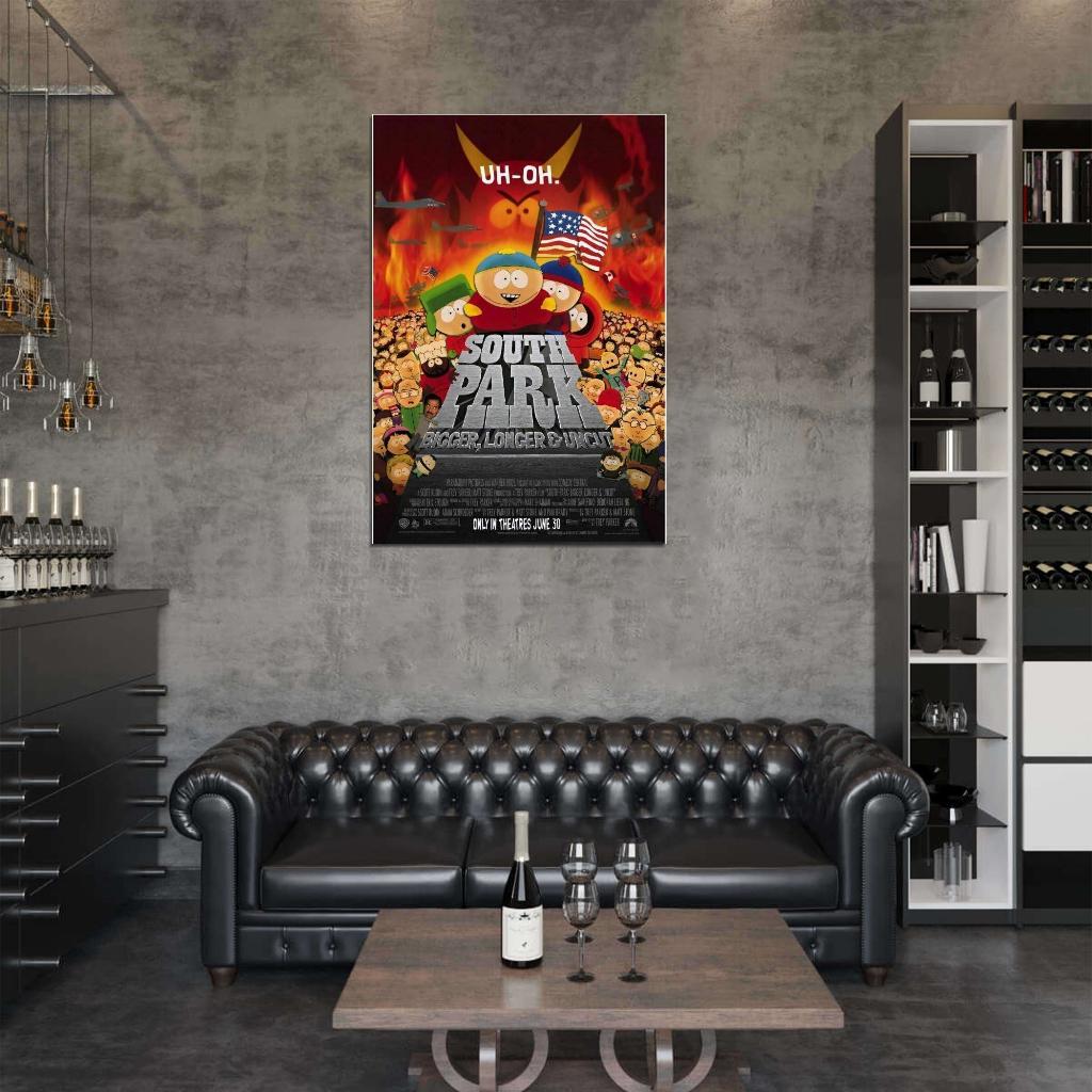 South Park: Bigger, Longer and Uncut Movie Poster (1999) Decor WALL Print POSTER