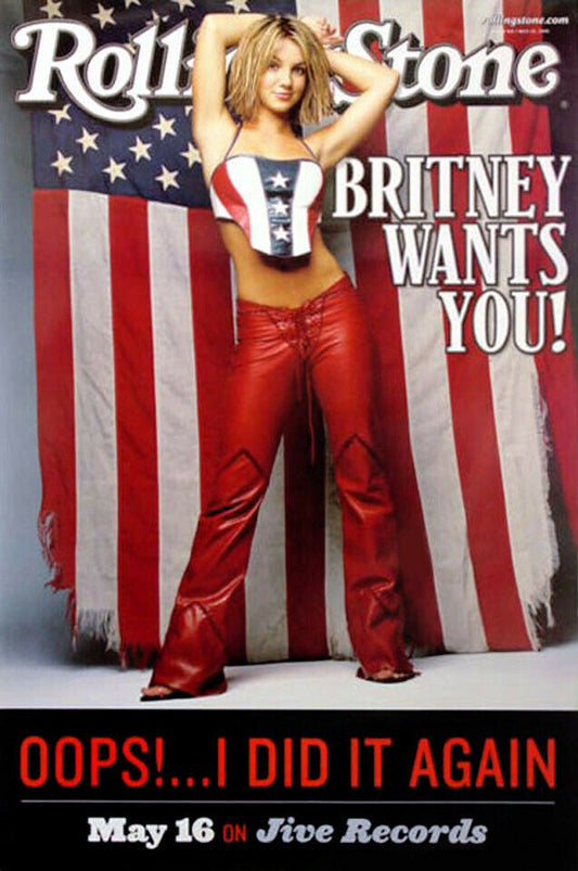 Britney Spears - Rolling Stone Magazine (2000) Decor WALL Print POSTER - xonomax