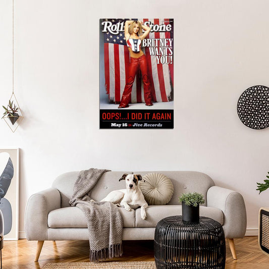 Britney Spears - Rolling Stone Magazine (2000) Decor WALL Print POSTER - xonomax