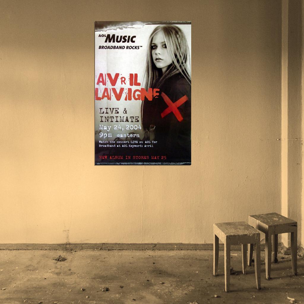 Avril Lavigne - Live & Intimate 2004 Film Decor WALL Print POSTER