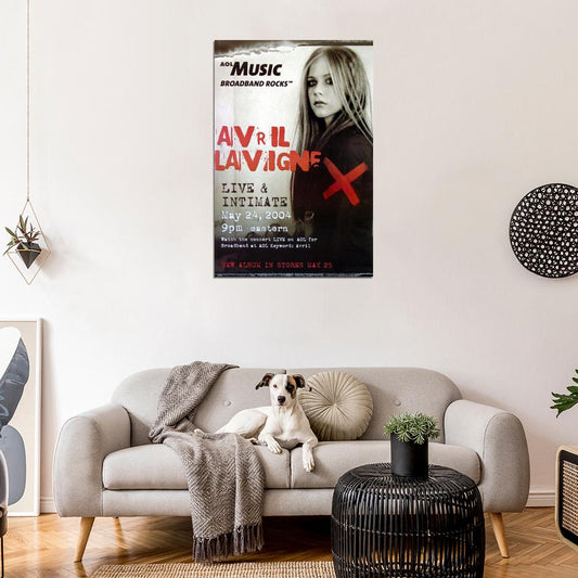 Avril Lavigne - Live & Intimate 2004 Film Decor WALL Print POSTER - xonomax