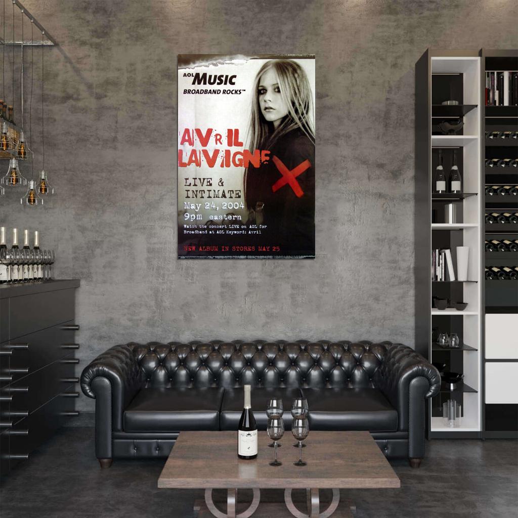 Avril Lavigne - Live & Intimate 2004 Film Decor WALL Print POSTER