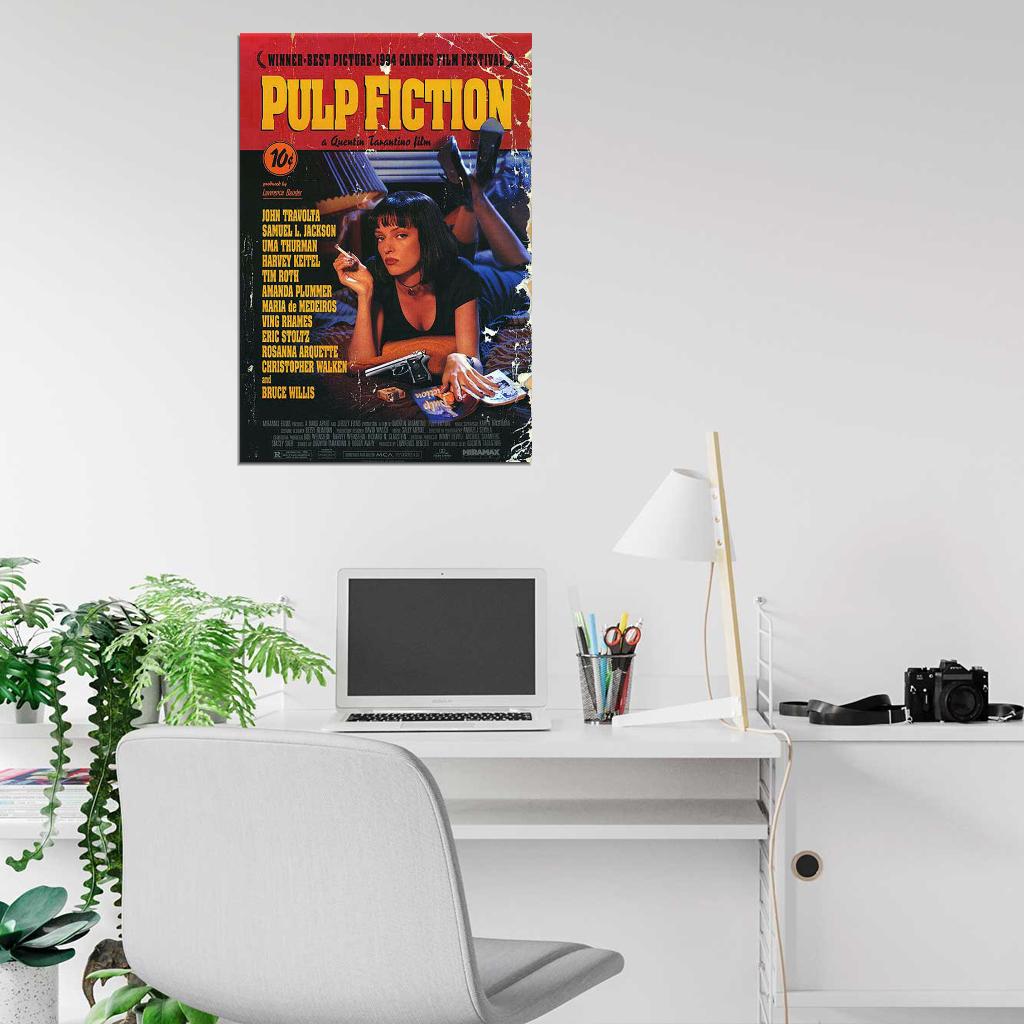 Pulp Fiction (1994) Movie Film Decor WALL Print POSTER