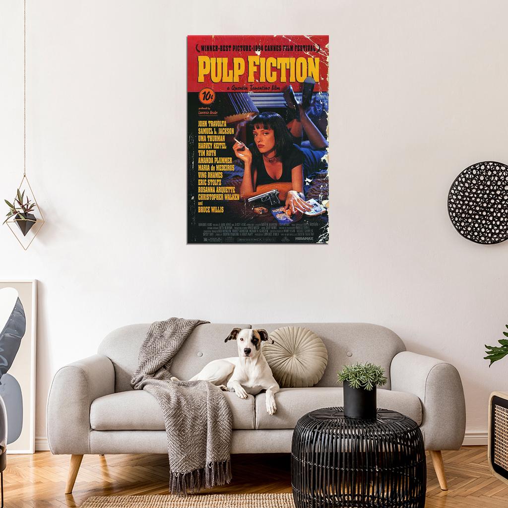 Pulp Fiction (1994) Movie Film Decor WALL Print POSTER