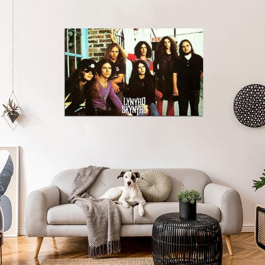 Lynyrd Skynyrd Band Brick WALL Print POSTER DECOR WALL Print POSTER - xonomax