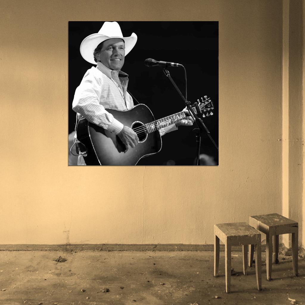 George Strait Photo Picture DECOR WALL Print POSTER