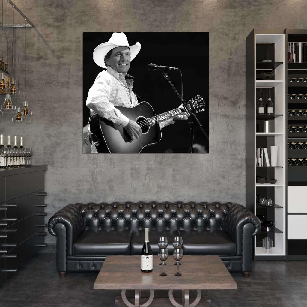 George Strait Photo Picture DECOR WALL Print POSTER