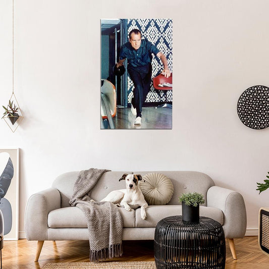 Richard Nixon Bowling Picture DECOR WALL Print POSTER - xonomax