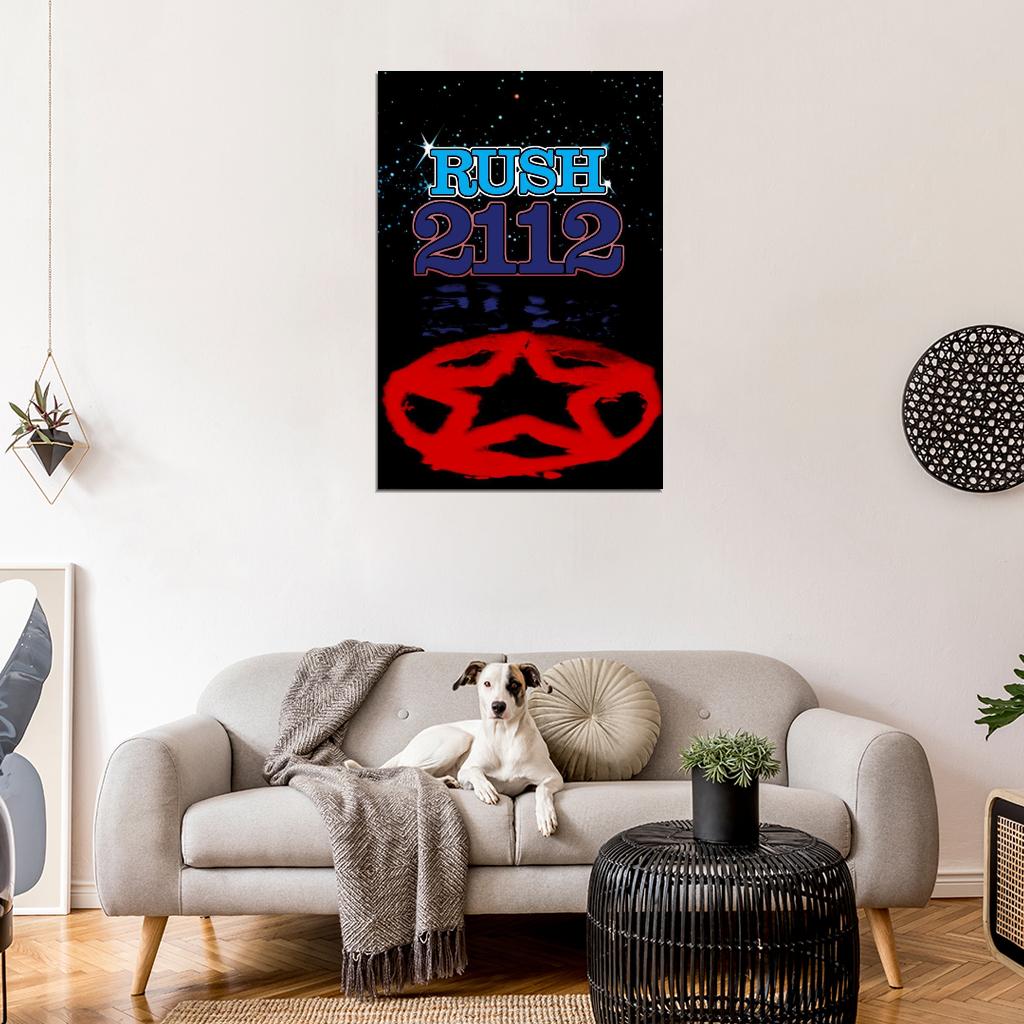 Rush 2112 Album Cover Retro Vintage Rock Band Music Picture DECOR WALL Print POSTER - xonomax