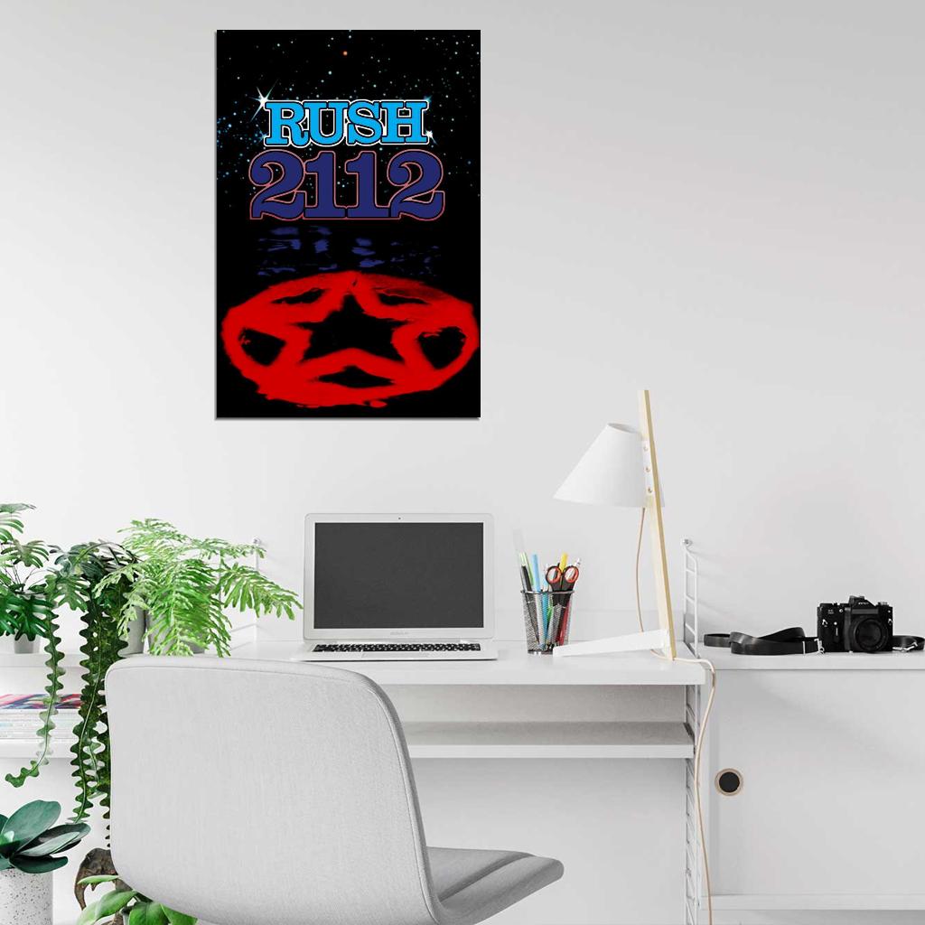 Rush 2112 Album Cover Retro Vintage Rock Band Music Picture DECOR WALL Print POSTER - xonomax