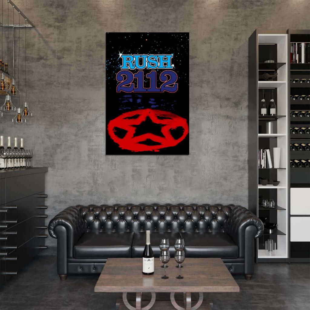 Rush 2112 Album Cover Retro Vintage Rock Band Music Picture DECOR WALL Print POSTER - xonomax