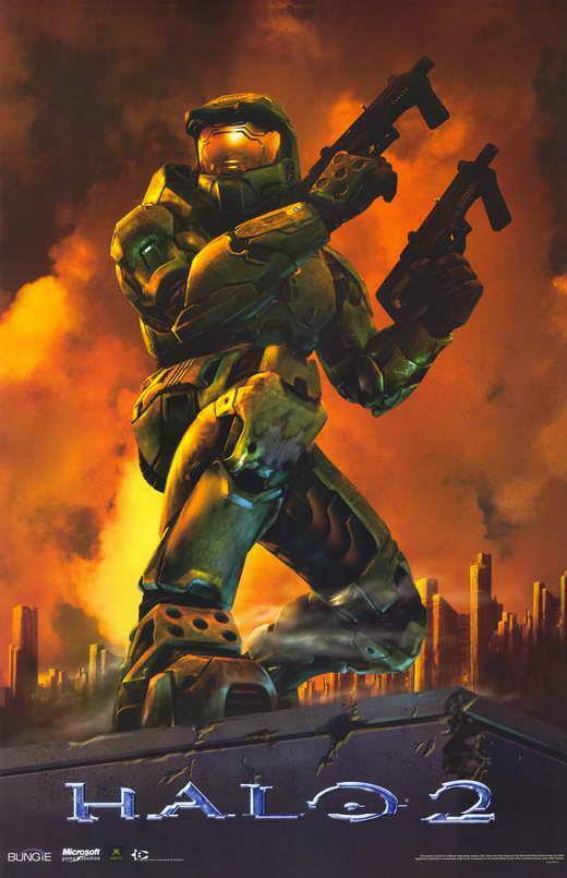 HALO 2 Movie Dee Bradley Baker Julie Benz Hamilton Camp DECOR WALL Print POSTER