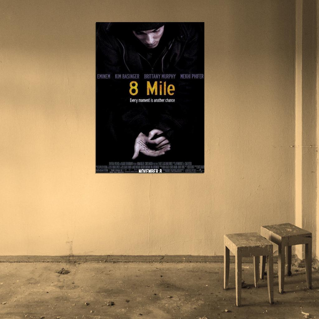 8 MILE Movie 2002 Eminem Kim Basinger Mekhi Phifer DECOR WALL Print POSTER