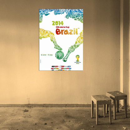 2014 Brazil World Cup Print POSTER