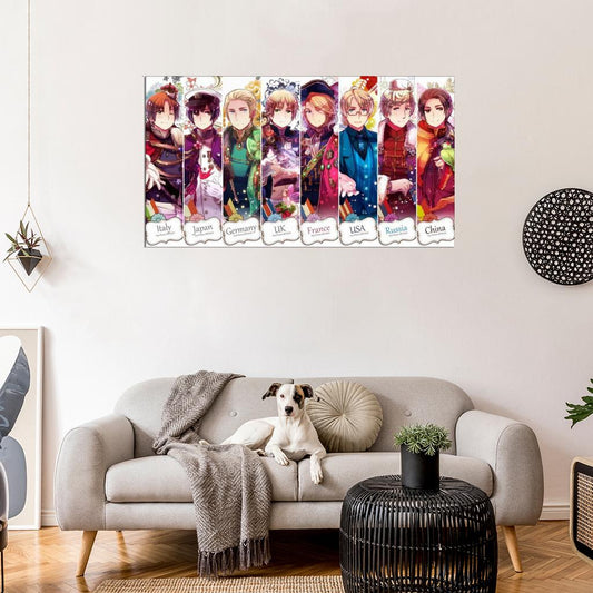 Hetalia Anime Decor Wall Print POSTER - xonomax