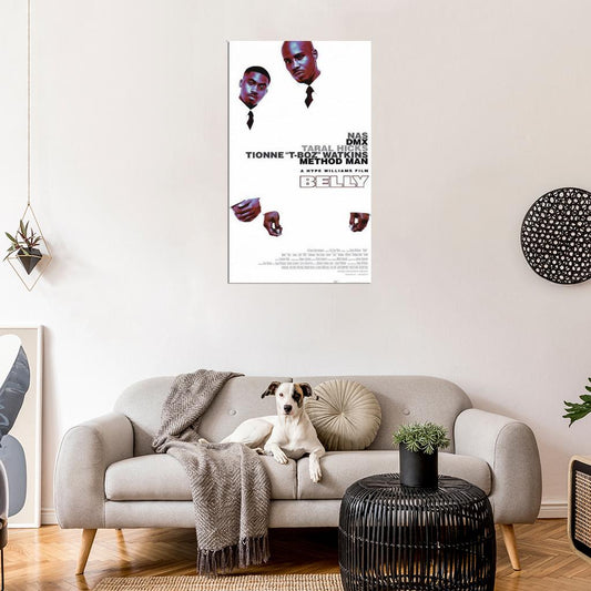Belly Movie 1998 Nas DMX, Taral Hicks Wall Art Decor PRINT POSTER - xonomax